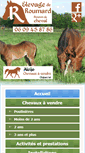 Mobile Screenshot of cheval-sport-vendee.com